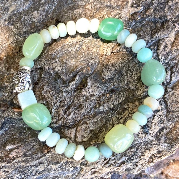 Sterling Silver Buddha Charm Bracelet - Picture 3 of 9